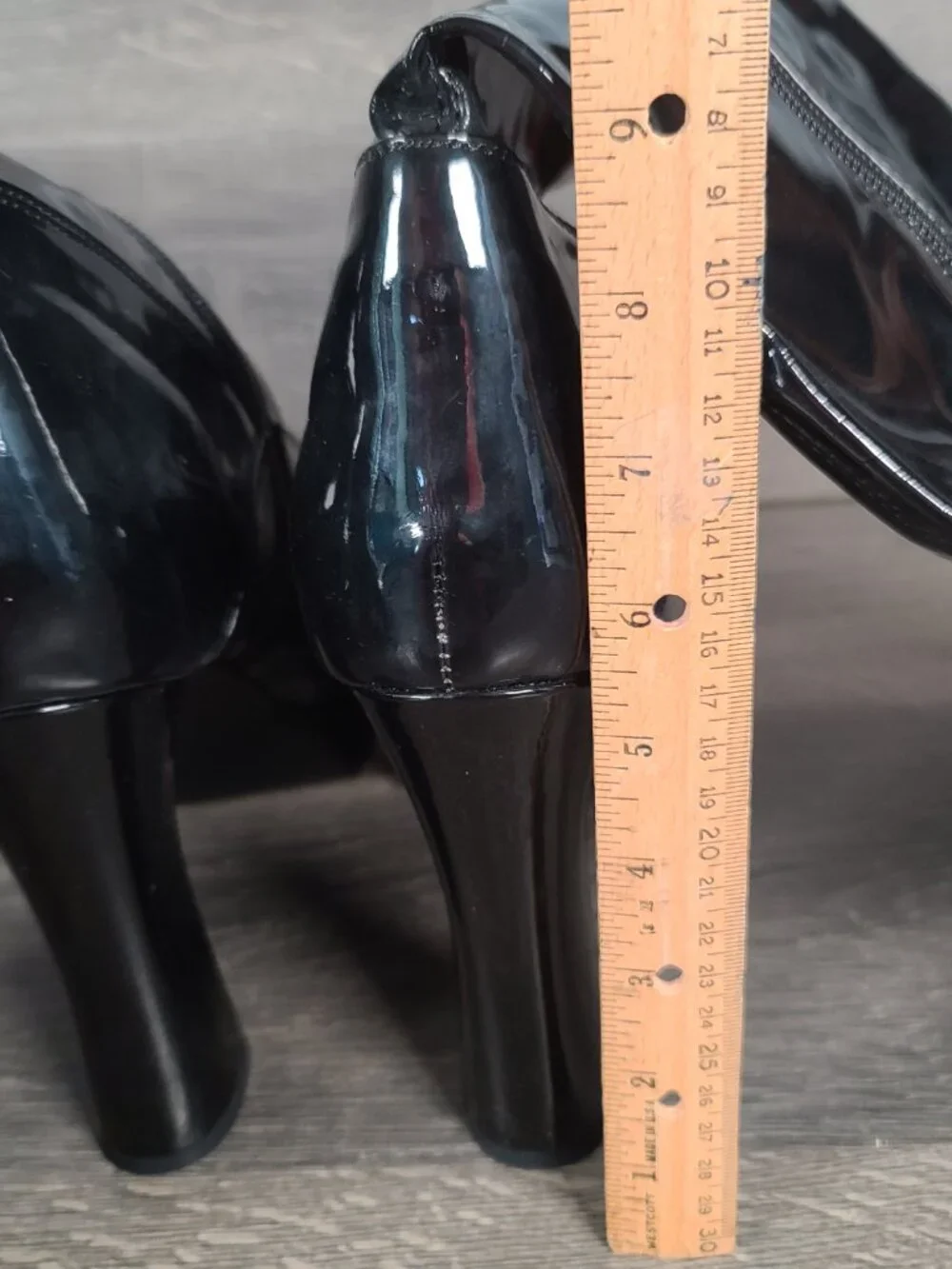 Pleaser Black Knee High Electra 2000Z Boots Size 16M